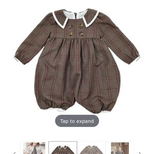 Petite Maison Blair Estate Tweed Baby Romper